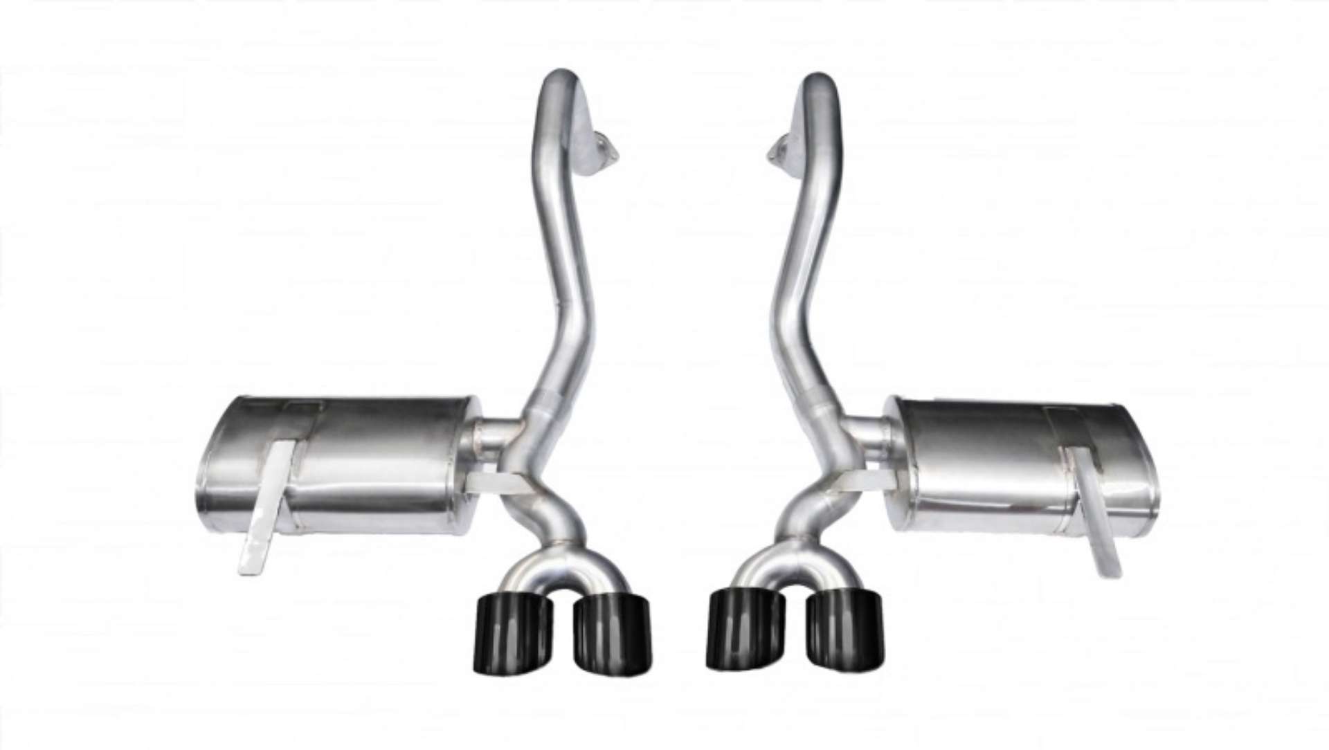 Picture of Corsa 1997-2004 Chevrolet Corvette C5 Z06 5-7L V8 Black Xtreme Axle-Back Exhaust