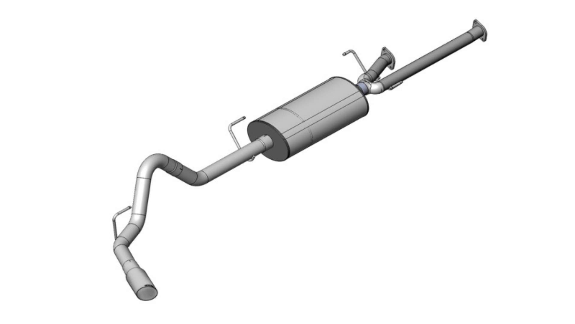 Picture of Corsa 2011-2021 -14 Toyota Tundra Double Cab-Crew Max 5-7L V8 Polished Sport Cat-Back Exhaust