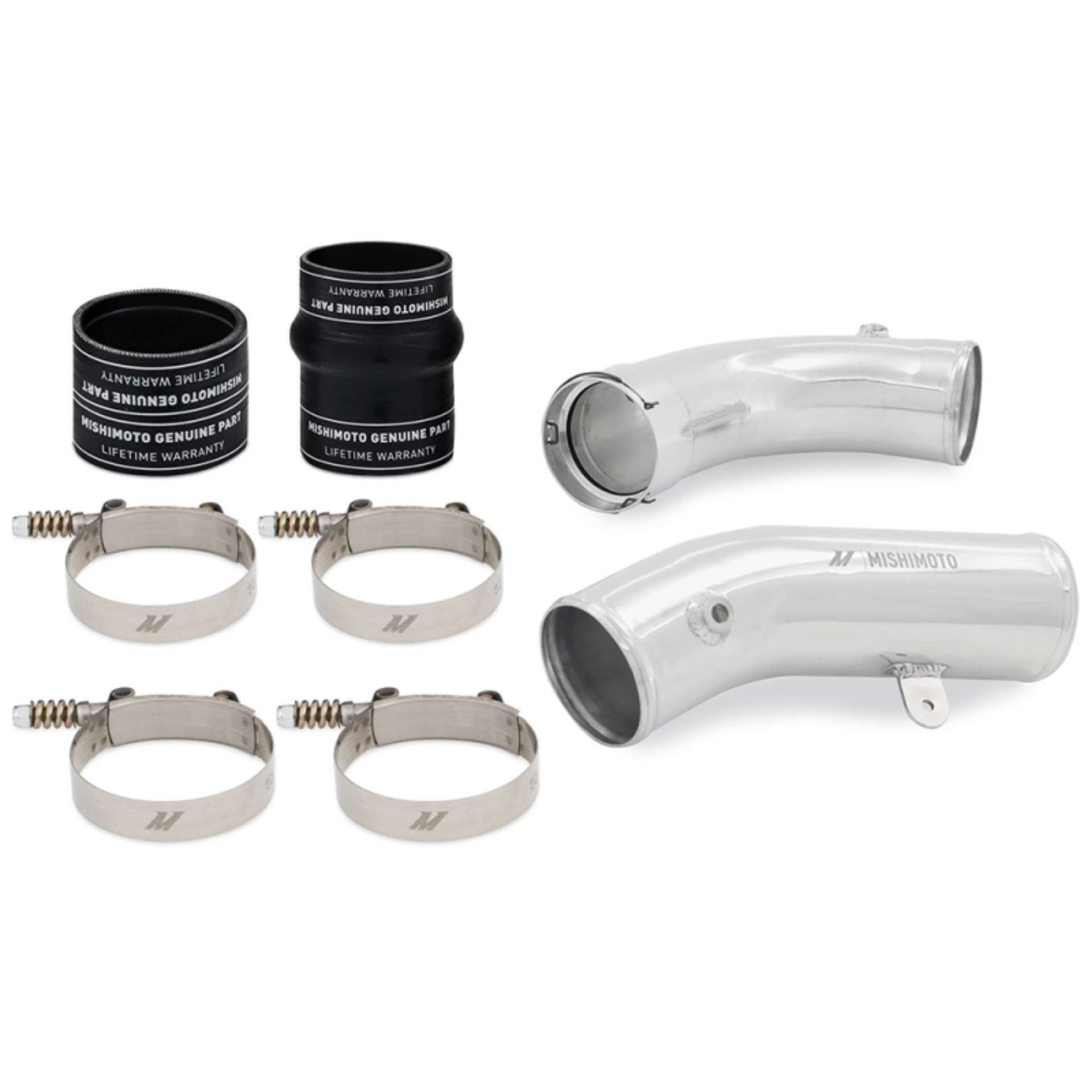 Picture of Mishimoto 17-19 GM 6-6L L5P Cold-Side Pipe and Boot Kit Polished