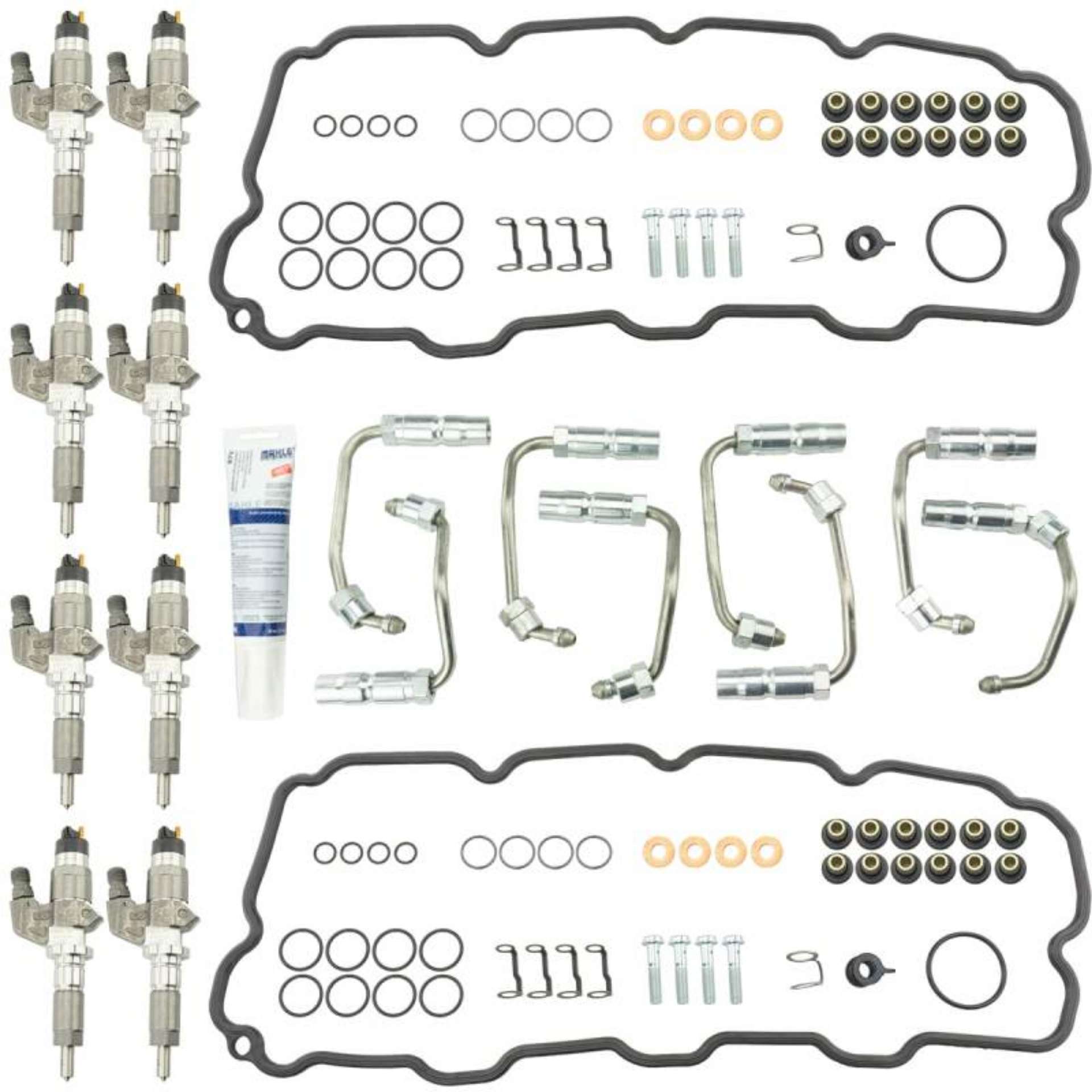 Picture of Industrial Injection 01-04-5 Chevrolet Duramax LB7 Stock Bosch Reman Injectors w- Install Kit