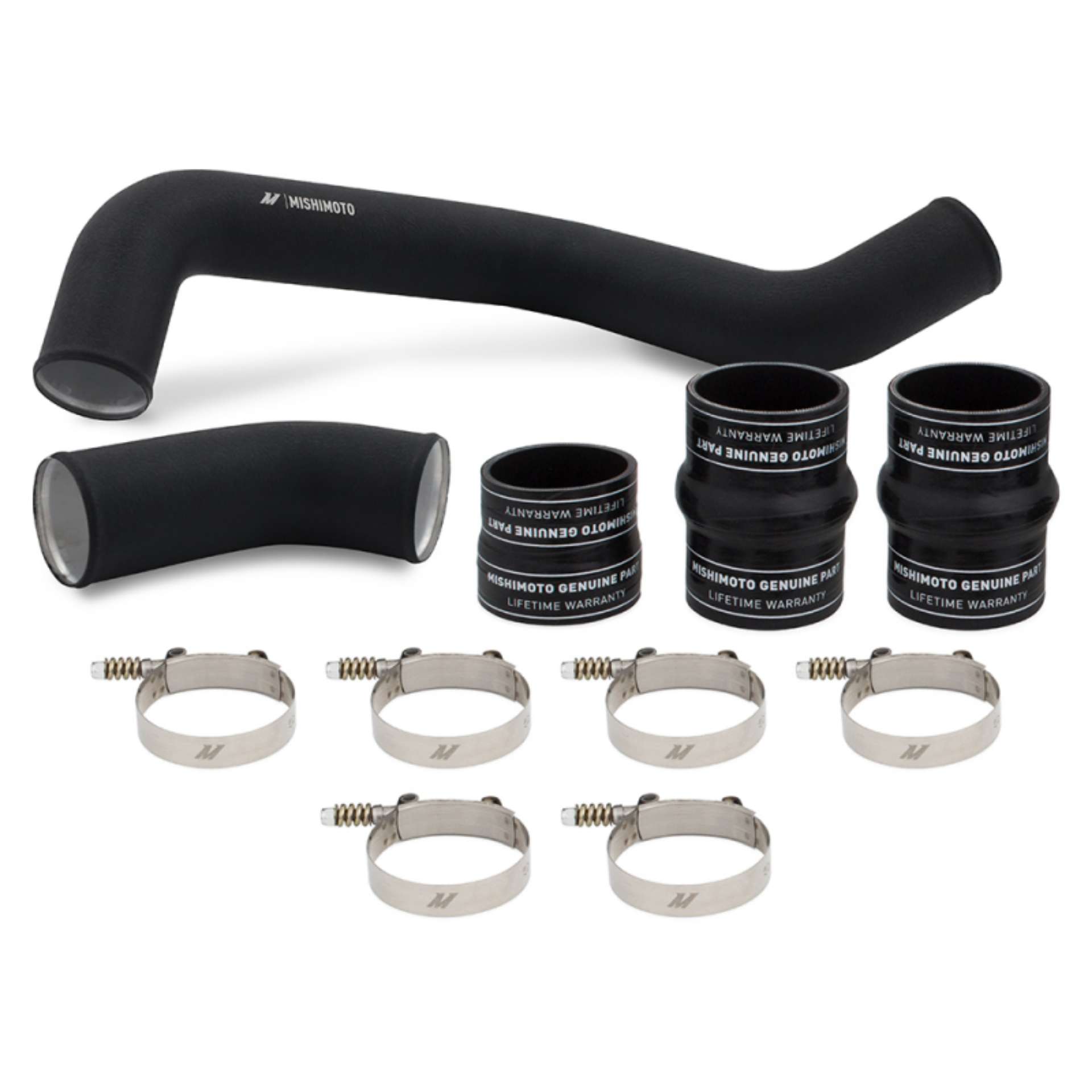 Picture of Mishimoto 17-19 GM 6-6L L5P Hot-Side Pipe and Boot Kit Wrinkle Black