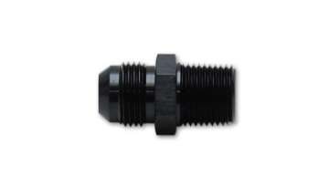 Picture of Vibrant -6AN to 3-8in NPT Straight Adapter Fitting - Aluminum