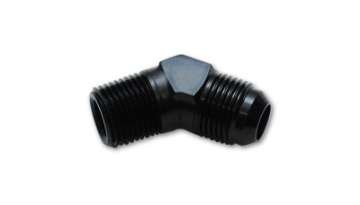 Picture of Vibrant -10AN to 1-2in NPT 45 degree elbow adapter fitting