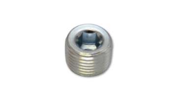 Picture of Vibrant 1-8in NPT Male Plug for EGT weld bung - Zinc Plated Mild Steel