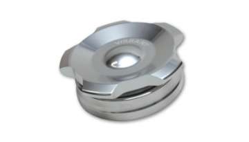 Picture of Vibrant 2-75in OD Aluminum Weld Bungs w- Polished Aluminum Threaded Cap incl- O-Ring