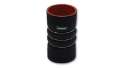 Picture of Vibrant 4 Ply Aramid Reinf Silicone Hump Hose conn 3-5in IDx6in long 3 reinforcement rin MATTE BLK