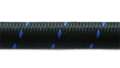 Picture of Vibrant -4 AN Two-Tone Black-Blue Nylon Braided Flex Hose 2 foot roll