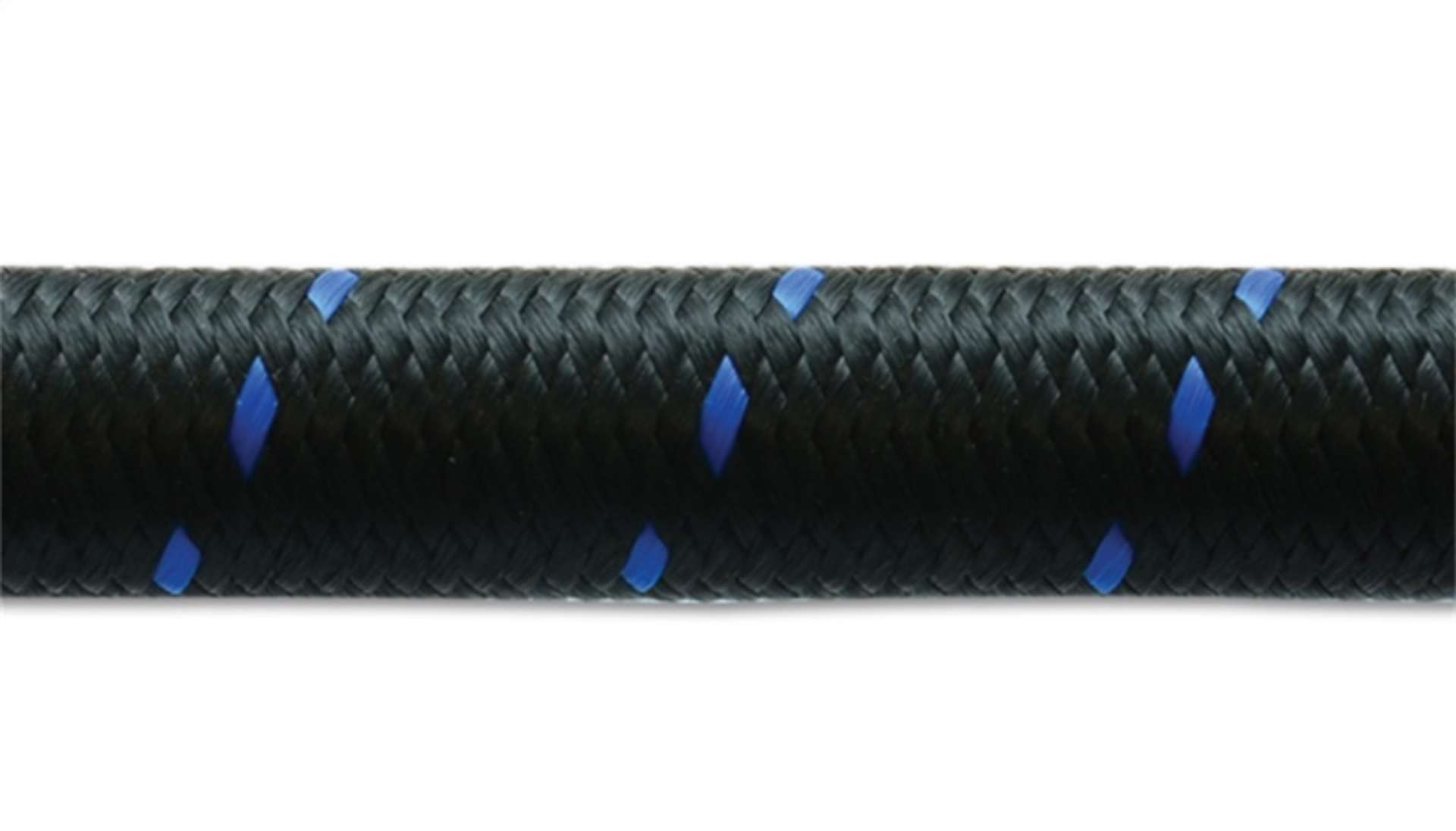 Picture of Vibrant -4 AN Two-Tone Black-Blue Nylon Braided Flex Hose 2 foot roll