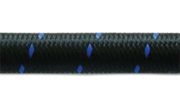 Picture of Vibrant -8 AN Two-Tone Black-Blue Nylon Braided Flex Hose 2 foot roll