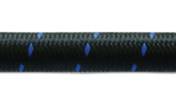 Picture of Vibrant -12 AN Two-Tone Black-Blue Nylon Braided Flex Hose 2 foot roll