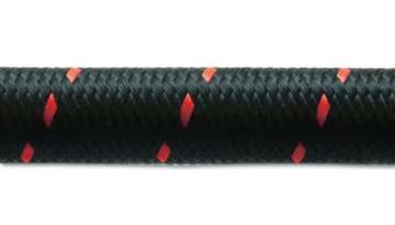 Picture of Vibrant -4 AN Two-Tone Black-Red Nylon Braided Flex Hose 10 foot roll