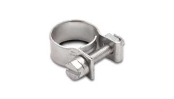 Picture of Vibrant Inj Style Mini Hose Clamps 8-10mm clamping range Pack of 10 Zinc Plated Mild Steel