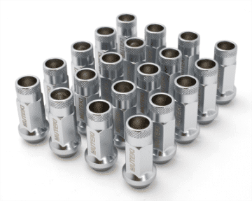 Picture of Wheel Mate 12x1-50 48mm Muteki SR48 Satin Silver Open End Lug Nuts