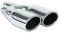 Picture of Vibrant Dual 3-25in x 2-75in Oval SS Exhaust Tip Single Wall Angle Cut Rolled Edge