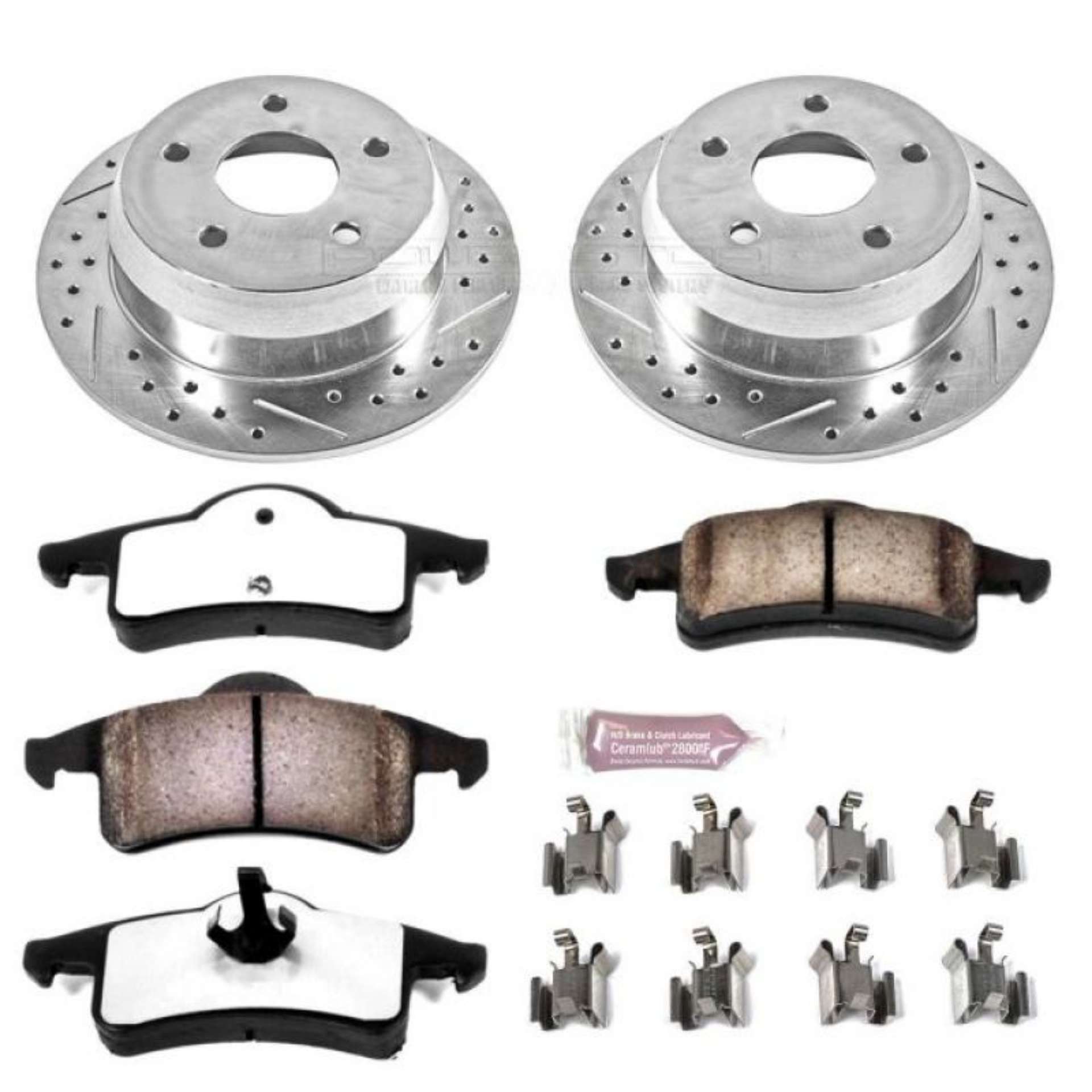 Picture of Power Stop 99-04 Jeep Grand Cherokee Rear Z36 Truck & Tow Brake Kit