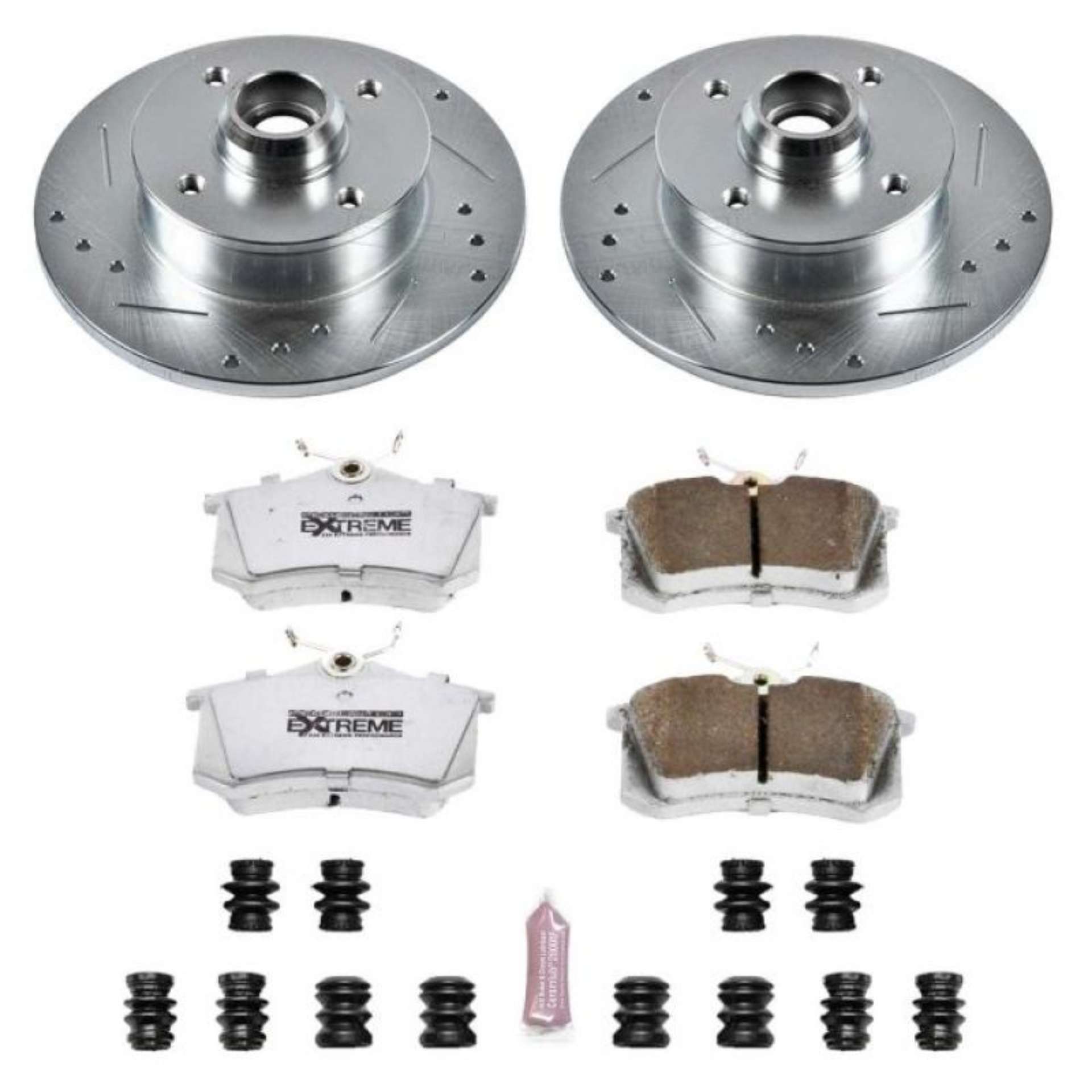 Picture of Power Stop 99-02 Volkswagen Cabrio Rear Z26 Street Warrior Brake Kit