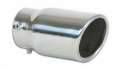 Picture of Vibrant 3in Round SS Bolt-On Exhaust Tip Single Wall Angle Cut Rolled Edge