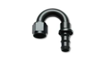 Picture of Vibrant -10AN Push-On 180 Deg Hose End Fitting - Aluminum