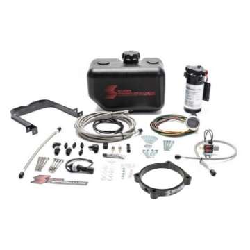 Picture of Snow Performance Stage 2 Boost Cooler 105mm Hellcat Water-Methanol Injection Kit w- SS Braided Line