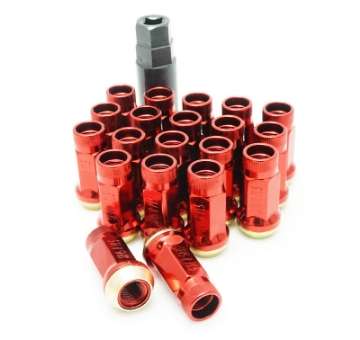 Picture of Wheel Mate Muteki SR45R Lug Nut Kit Lock Set 12x1-5 45mm - Red