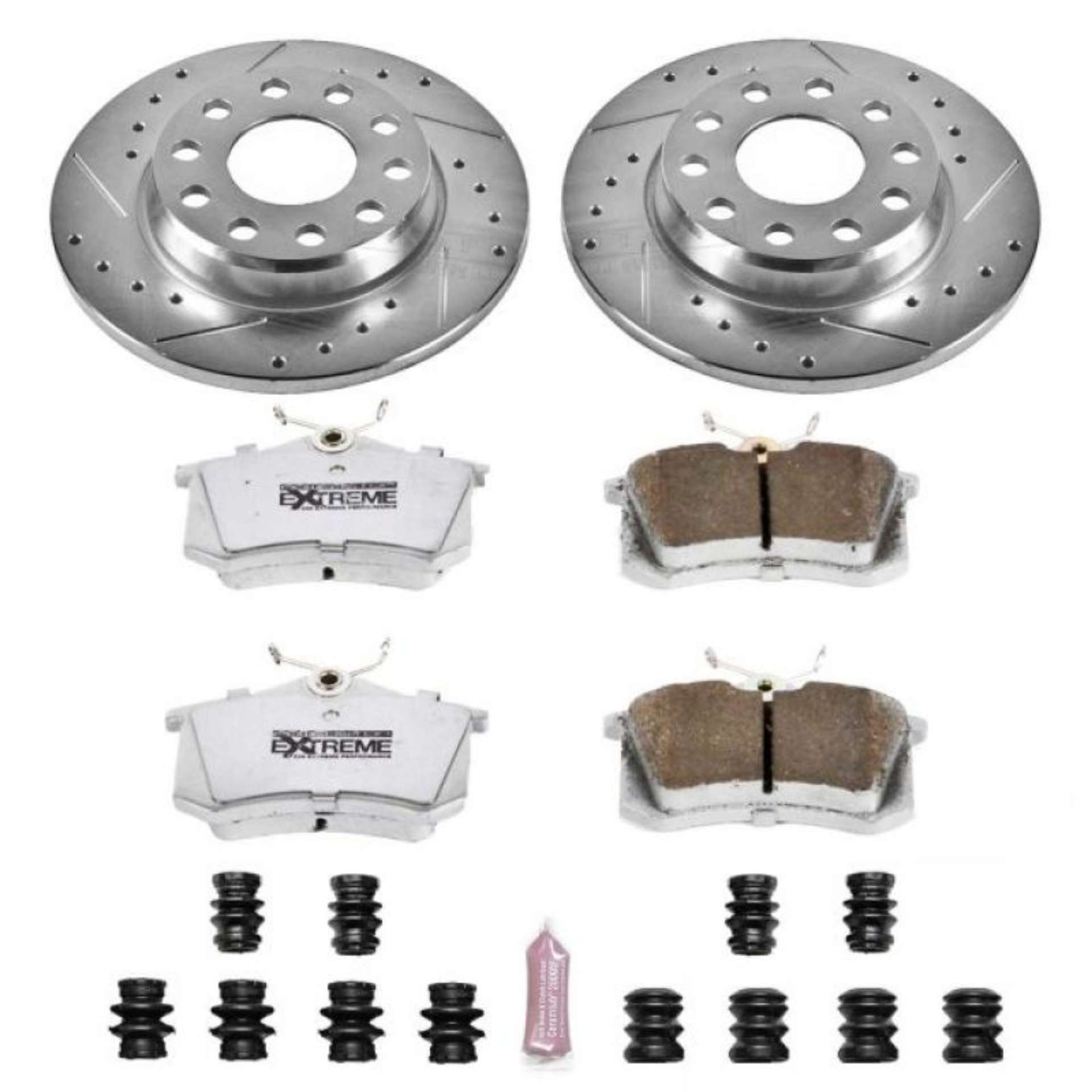 Picture of Power Stop 02-05 Audi A4 Rear Z26 Street Warrior Brake Kit