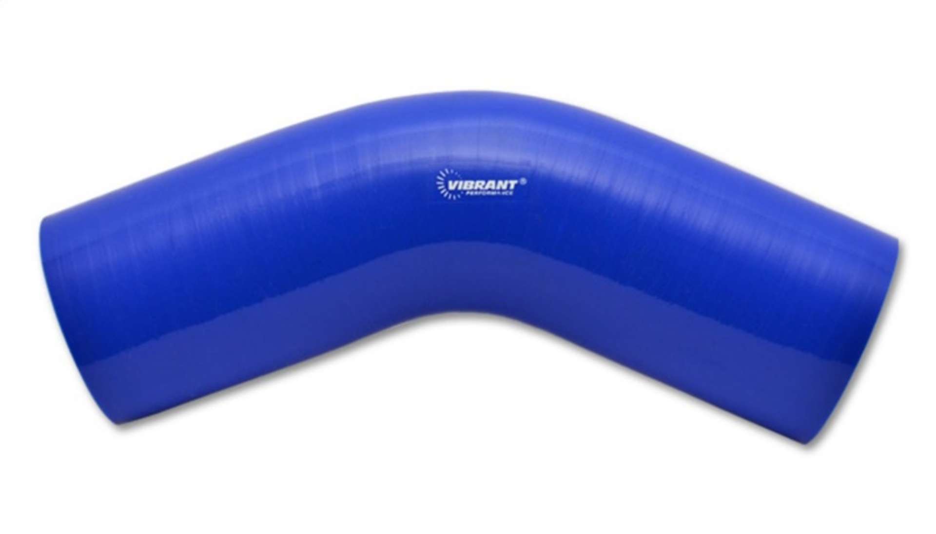 Picture of Vibrant 4 Ply Reinforced Silicone Elbow Connector - 2-5in I-D- - 45 deg- Elbow BLUE