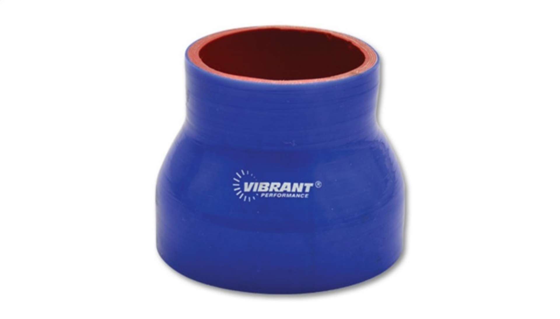 Picture of Vibrant 4 Ply Reinforced Silicone Transition Connector - 3in I-D- x 3-25in I-D- x 3in long BLUE