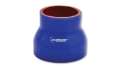 Picture of Vibrant 4 Ply Reinforced Silicone Transition Connector - 2-5in I-D- x 3-5in I-D- x 3in long BLUE