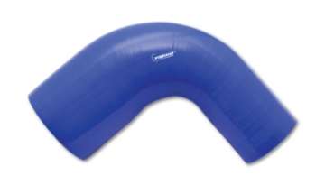 Picture of Vibrant 4 Ply Reinforced Silicone 90 degree Transition Elbow - 2-5in I-D- x 2-75in I-D- BLUE