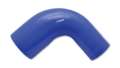 Picture of Vibrant 4 Ply Reinforced Silicone 90 degree Transition Elbow - 2-5in I-D- x 3in I-D- BLUE