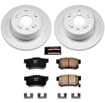 Picture of Power Stop 02-04 Honda CR-V Rear Z17 Evolution Geomet Coated Brake Kit