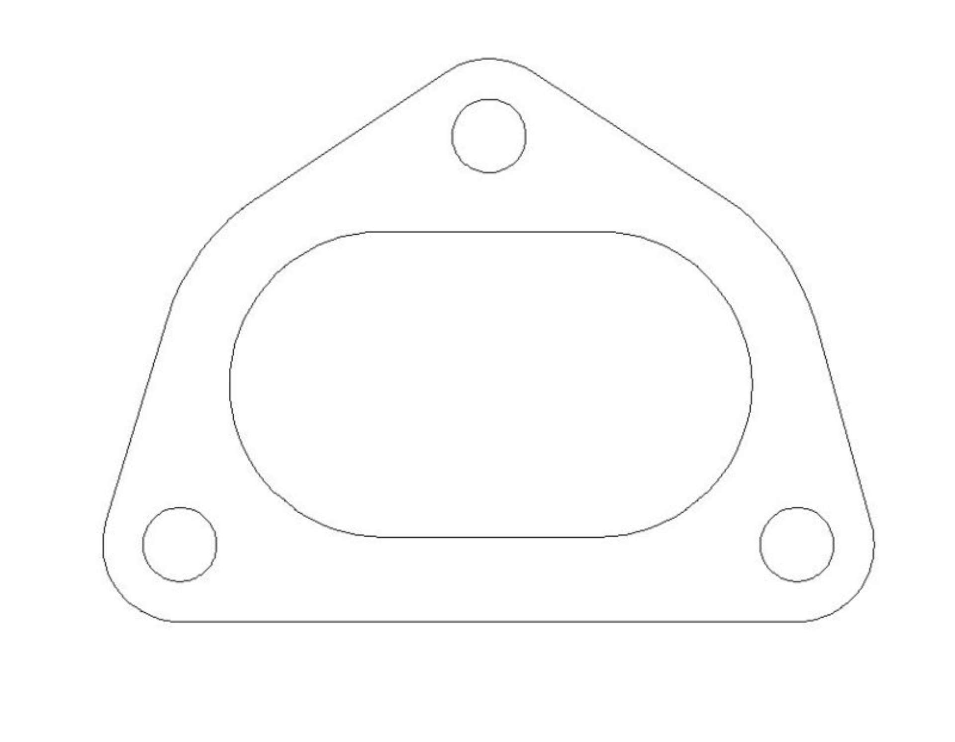 Picture of Cometic Ford-Coswroth BDA 3-Bolt -064 AM Exhaust Gasket