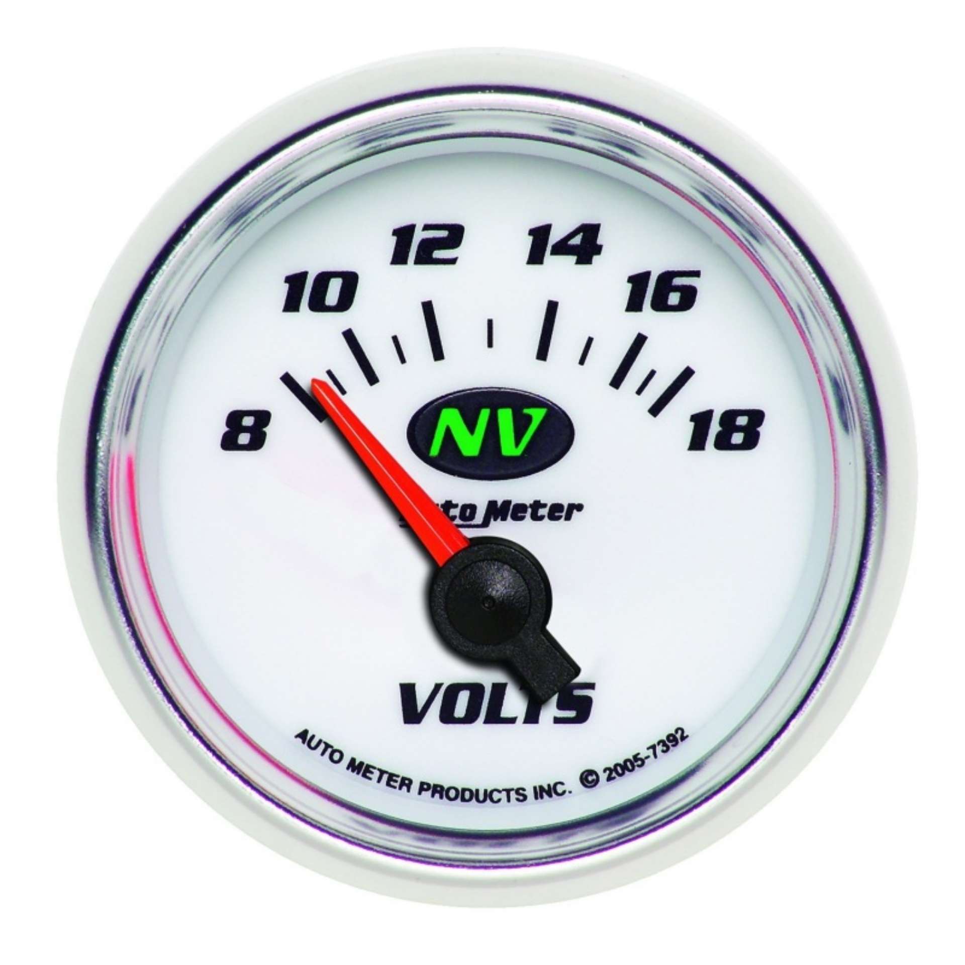 Picture of Autometer Voltmeter 52-4mm Short Sweep Electric 8-18 Volts