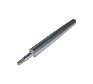 Picture of Torque Solution Shorty Billet Radio Antenna Silver: Dodge Ram 1500 2500 3500 1994-2008