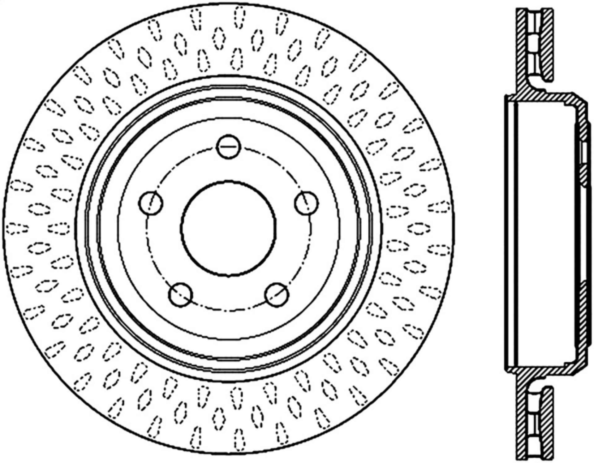 Picture of StopTech 12-13 Jeep SRT8 Rear Right Slotted Sport Brake Rotor