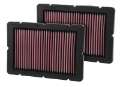 Picture of K&N Replacement Air Filter 05-09 Ferrari F360 11-125in O-S Length x 7-625 O-S Width x 1-313in H