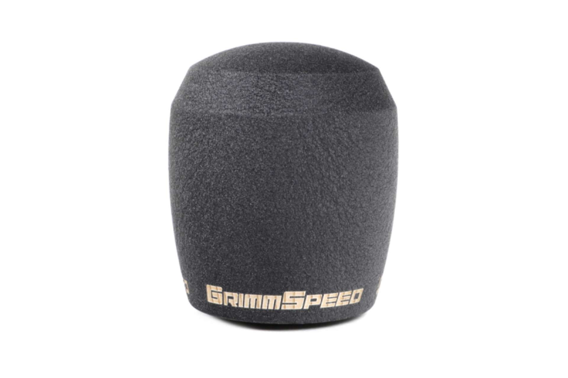 Picture of GrimmSpeed Stubby Shift Knob Stainless Steel Black - M12x1-25