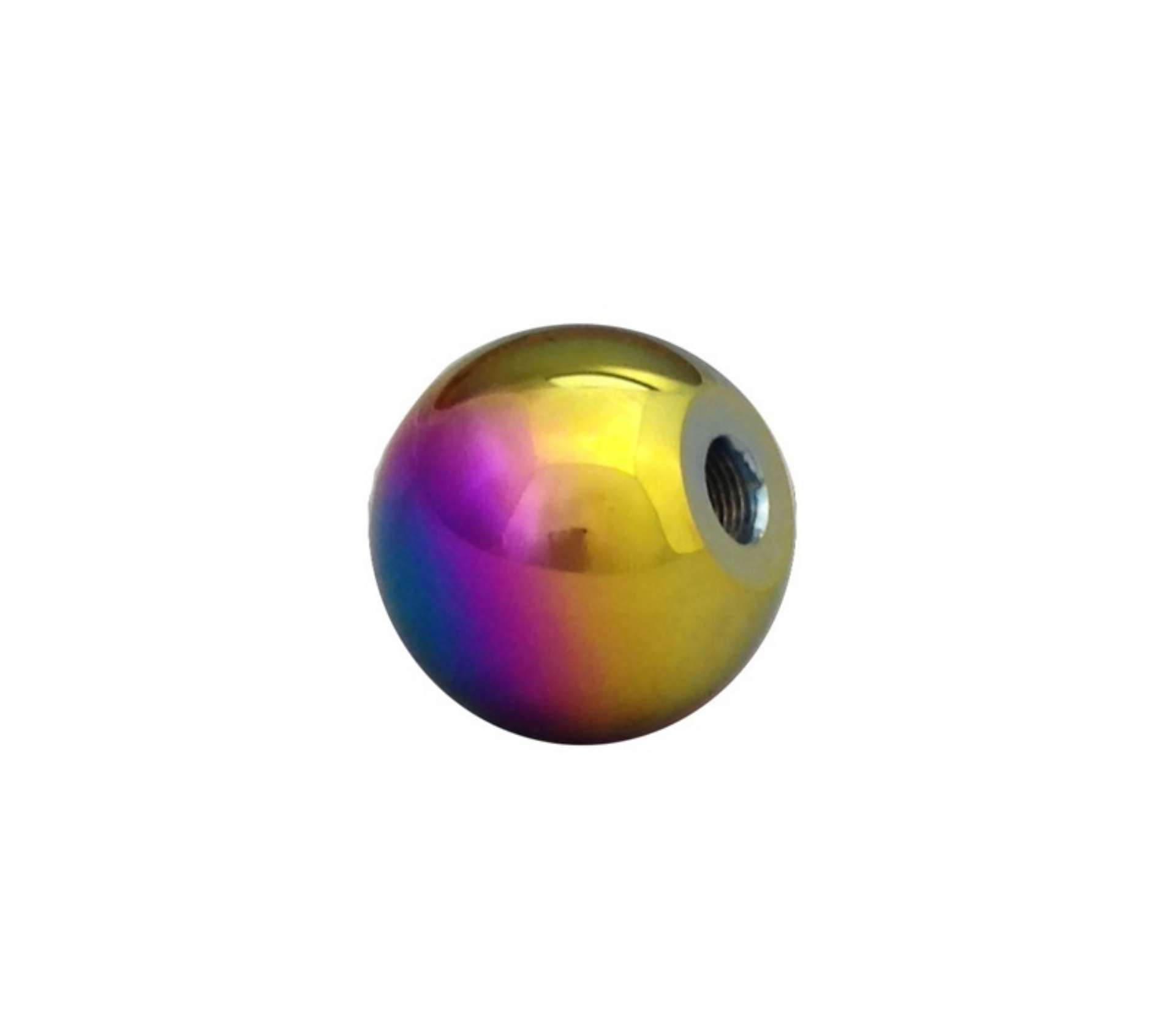 Picture of Torque Solution Billet Shift Knob Neo Chrome: Universal 10x1-25