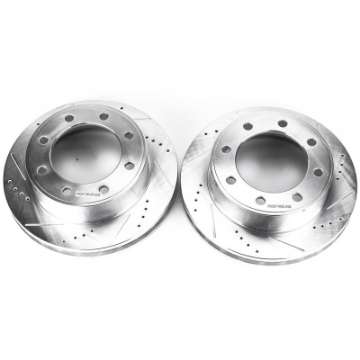 Picture of Power Stop 00-05 Ford Excursion Front Evolution Drilled & Slotted Rotors - Pair