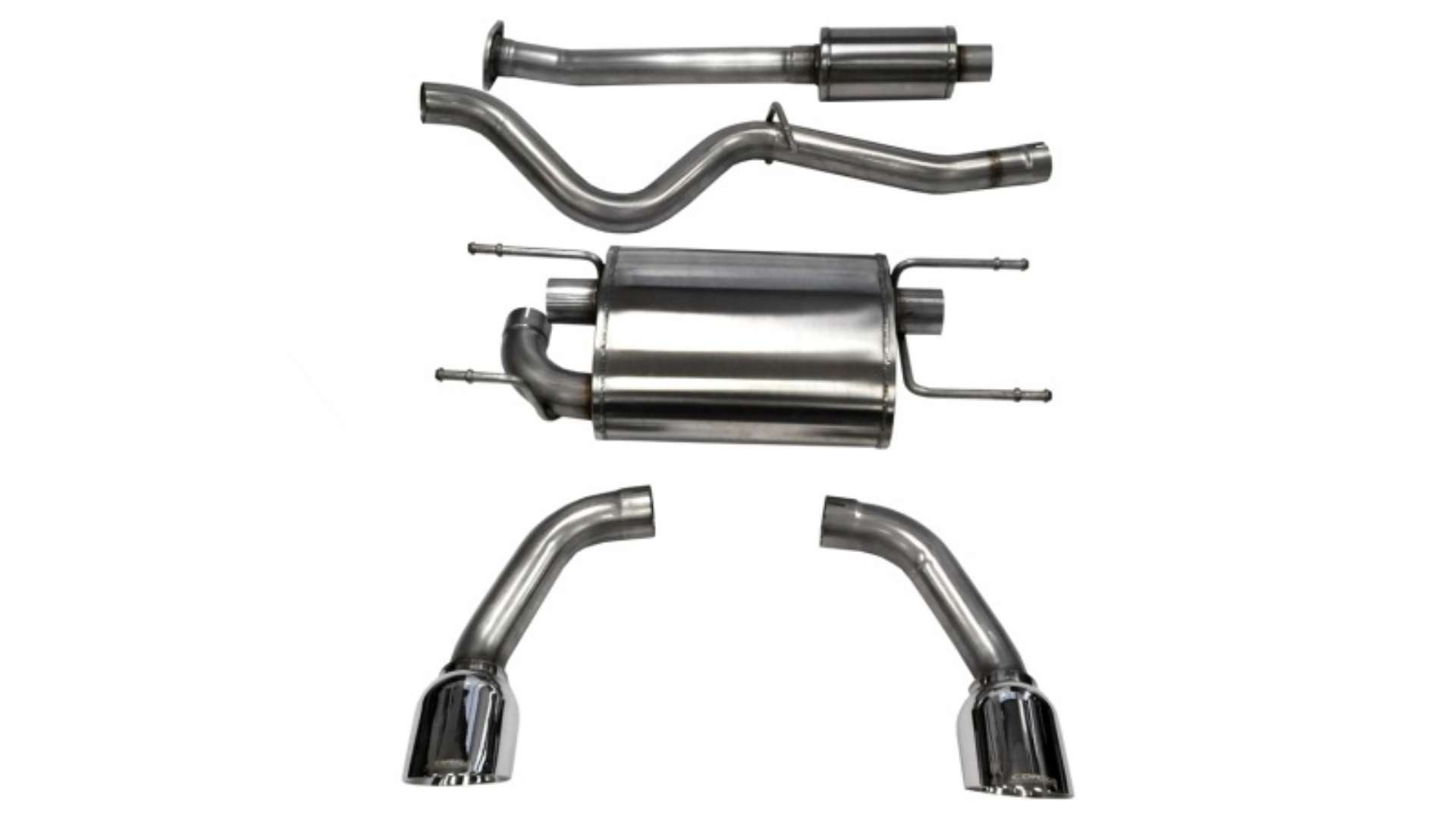 Picture of Corsa 2012-2020 Scion FRS - Subaru BRZ Polished Sport Cat-Back Exhaust