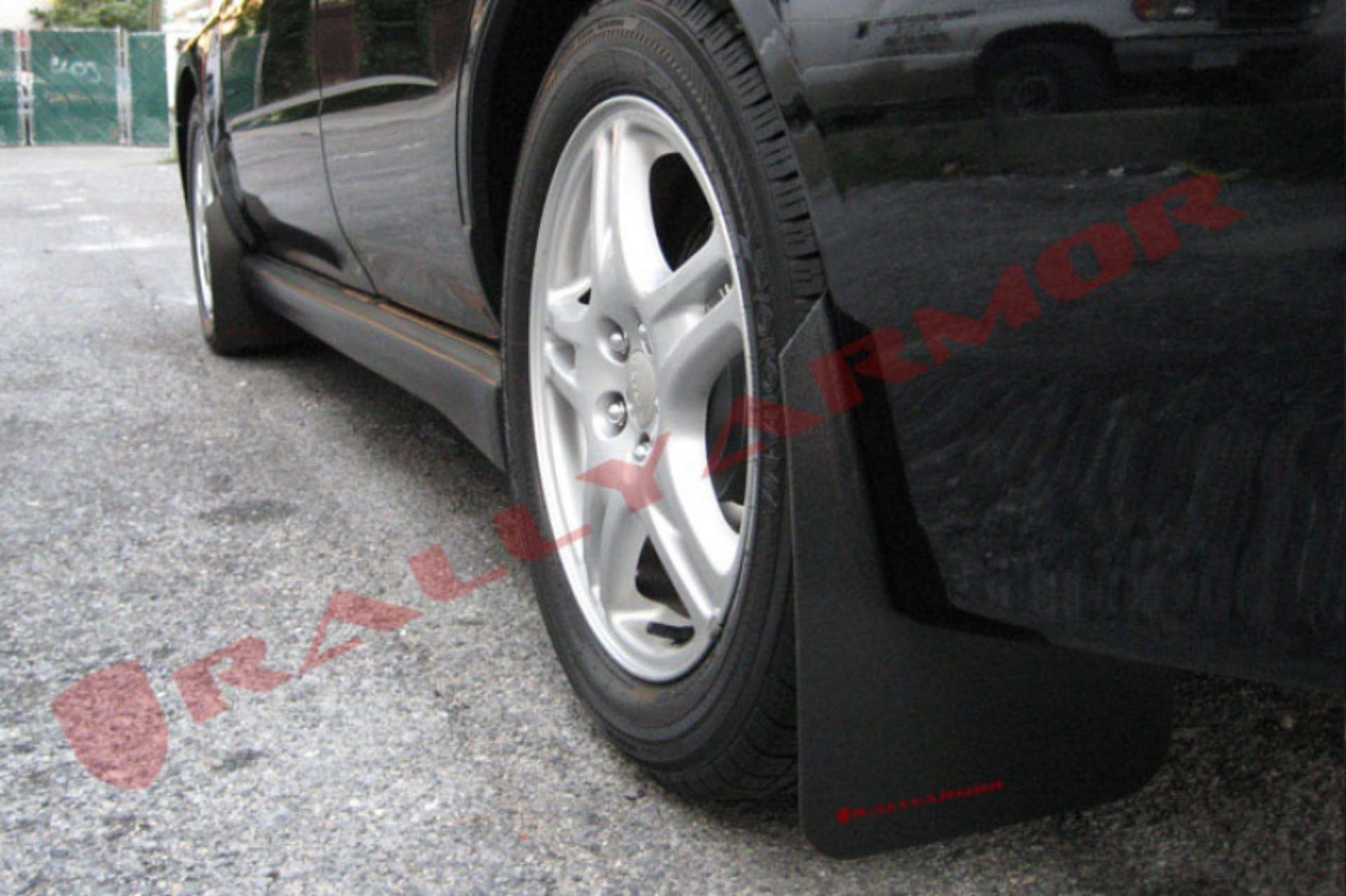 Picture of Rally Armor 02-07 Subaru WRX-STI-RS-2-5i Wagons Req- Mod- Basic Black Mud Flap w-Red Logo