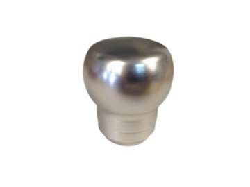 Picture of Torque Solution Fat Head Shift Knob Silver: Universal 10x1-26