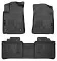 Picture of Husky Liners 13-14 Toyota Avalon Electric-Gas Weatherbeater Black Front & 2nd Seat Floor Liners