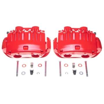 Picture of Power Stop 94-98 Ford Mustang Front Red Calipers w-Brackets - Pair