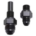 Picture of Russell Performance -6 AN to 4L80 Transmission Ports Adapter Fittings Qty 2 - Black Zinc