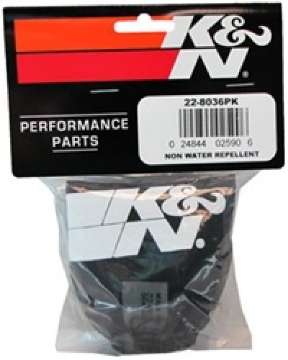 Picture of K&N Universal Precharger Round Tapered Air Filter Wrap Black