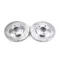 Picture of Power Stop 94-04 Ford Mustang Front Evolution Drilled & Slotted Rotors - Pair