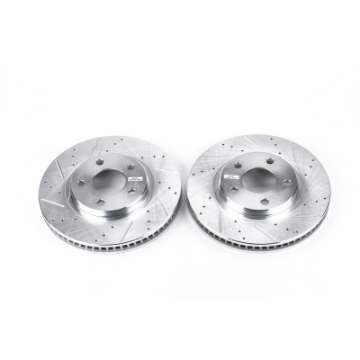 Picture of Power Stop 00-04 Buick LeSabre Front Evolution Drilled & Slotted Rotors - Pair