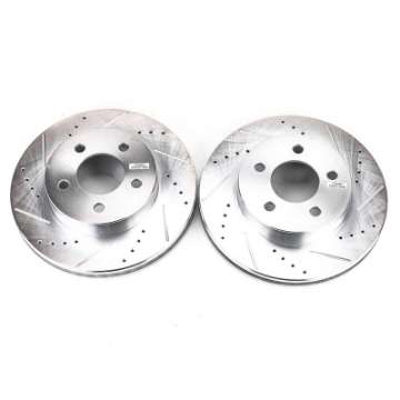 Picture of Power Stop 02-07 Jeep Liberty Front Evolution Drilled & Slotted Rotors - Pair