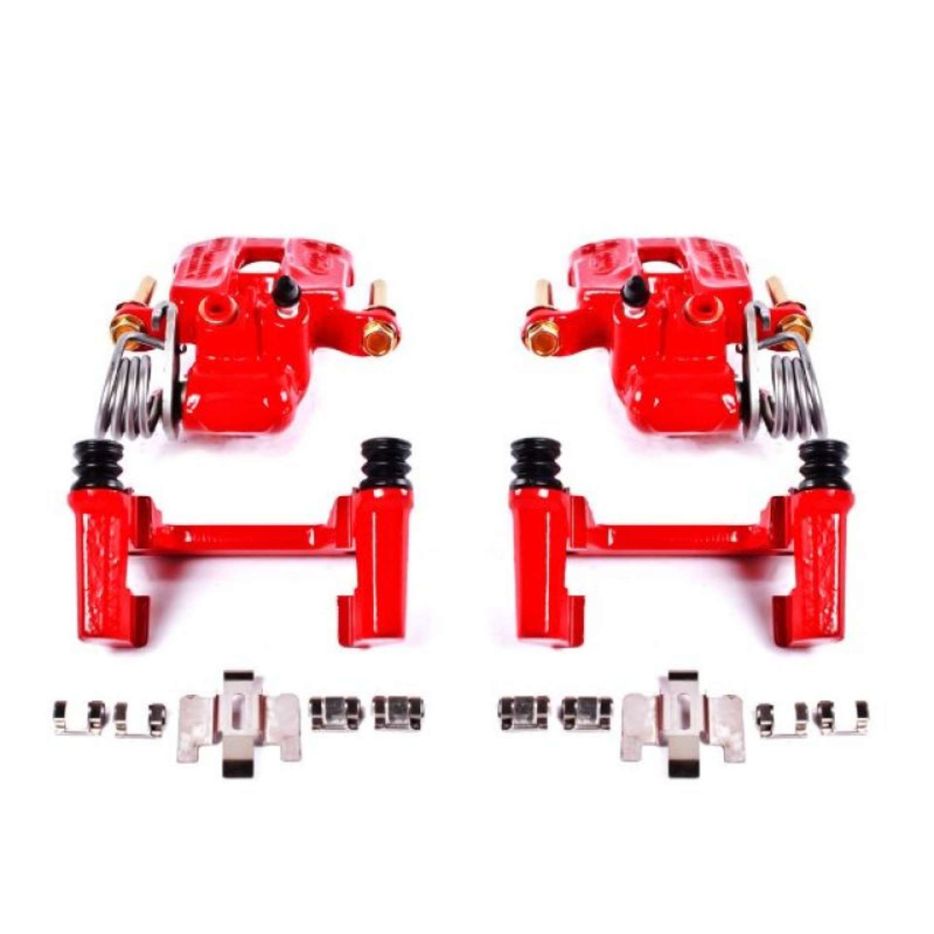 Picture of Power Stop 94-04 Ford Mustang Rear Red Calipers w-Brackets - Pair